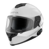 Akcesoria motocyklowe - Sena Outride kask motocyklowy z certyfikatem ECE ze zintegrowanym interkomem Bluetooth i połączeniem ze smartfonem (biały, S) - miniaturka - grafika 1