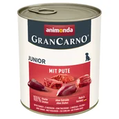 Mokra karma dla psów - Megapakiet animonda GranCarno Original Junior, 24 x 800 g - Indyk - miniaturka - grafika 1