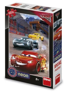 Puzzle Świecące W Ciemności 100 El. Xl Wymiar Obrazka 33X47 Cm Wiek Dziecka 5+ Oryginalne Z Serii Auta Cars Disneya - Puzzle - miniaturka - grafika 1