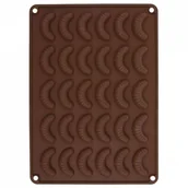 Formy do ciast - Forma do pieczenia ciastek, rogalików, silikonowa, rogaliki, 30 sztuk kod: O-151761 - miniaturka - grafika 1