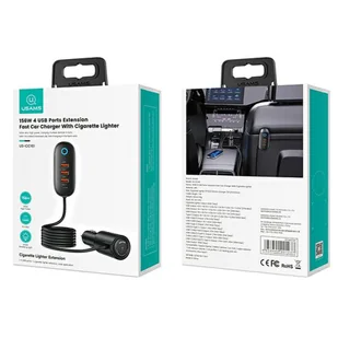 USAMS Ład. sam. C31 3A 2xUSB-A Fast Charge czarny/black CC162CC01(US-CC162) - Ładowarki samochodowe - miniaturka - grafika 14