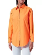 Bluzy damskie - BOSS Damska bluza, Open Orange, 38 - miniaturka - grafika 1
