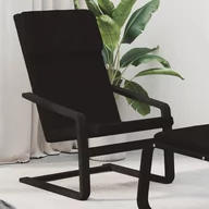 Fotele - Fotel wypoczynkowy, czarny, obity tkaniną Lumarko! - miniaturka - grafika 1