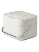 Kosze na śmieci - JosephJoseph Kosz w kolorze jasnoszarym na odpady bio - 4 l - miniaturka - grafika 1