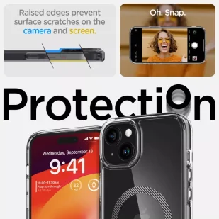Etui Spigen Ultra Hybrid Mag do MagSafe do iPhone 15 carbon fiber - Etui i futerały do telefonów - miniaturka - grafika 8