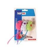 Zabawki dla kotów - Myszki 5 cm, zestaw 3 sztuki K064 - miniaturka - grafika 1