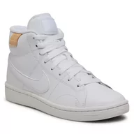 Buty sportowe damskie - Nike Buty Court Royale 2 Mid CT1725 100 White/White - miniaturka - grafika 1