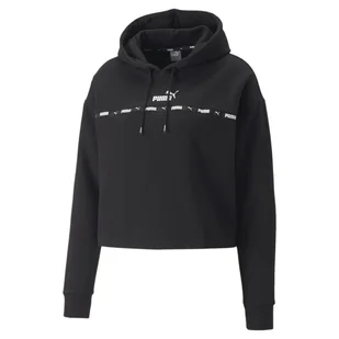 Bluza z kapturem damska Puma POWER TAPE FL czarna 84994601-L - Bluzy damskie - miniaturka - grafika 1