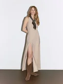 Kozaki damskie - Reserved - Zamszowe kozaki - brązowy - miniaturka - grafika 1