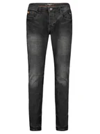 Spodnie męskie - Sublevel Dżinsy - Slim fit - w kolorze czarnym - miniaturka - grafika 1