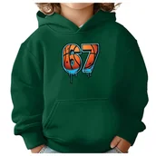 Bluzy dla dziewczynek - BLUZA DZIECIĘCA 67 SIX SEVEN VIRAL KOSZYKÓWKA 110-116 CHŁOPIĘCA DZIEWCZĘCA - miniaturka - grafika 1