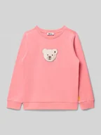 Bluzy dla dziewczynek - Bluza z wyhaftowanym motywem - miniaturka - grafika 1