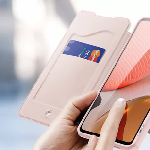 Dux Ducis Skin X kabura etui pokrowiec z klapką Samsung Galaxy A72 4G różowy - Etui i futerały do telefonów - miniaturka - grafika 3