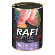 Mokra karma dla psów - Rafi z królikiem, borówką i żurawiną 400 g - miniaturka - grafika 1