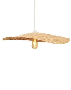 Kuchenna lampa wisząca Nap P0581 Maxlight kapelusz eko brązowa - Lampy sufitowe - miniaturka - grafika 2