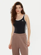 Body - adidas Body adicolor 3-Stripes JD4630 Czarny Slim Fit - miniaturka - grafika 1