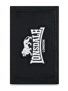 Lonsdale Unisex ARNFIELD portfel, czarny/biały, czarny/biały, jeden rozmiar - Portfele - miniaturka - grafika 1