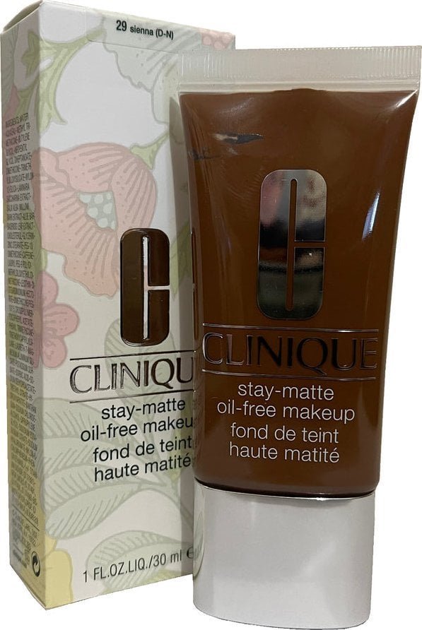 Clinique Clinique, Stay-Matte Makeup, Oil-Free, Long Wearing, Liquid Foundation, 29, Sienna, 30 ml For Women