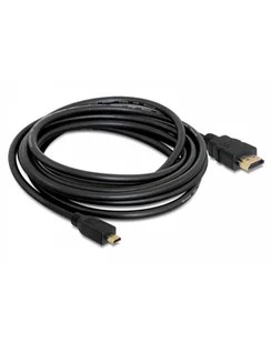 KABEL HDMI-HDMI MICRO 2M V 1.4 (A-D) DELOCK - Kable komputerowe i do monitorów - miniaturka - grafika 1