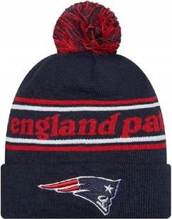 NEW ERA NEW ENGLAND PATRIOTS NFL CZAPKA ZIMOWA Z POMPONEM NOWA ONE SIZE - Czapki damskie - miniaturka - grafika 1