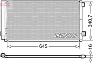 Chłodnice - Chłodnica klimatyzacji DENSO DCN06020 51944287 z osuszaczem FIAT JEEP - miniaturka - grafika 1