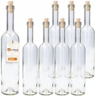 KADAX Butelka Nalewki Z Korkiem Wino fi19,5 8szt - Domowy wyrób alkoholu - miniaturka - grafika 1