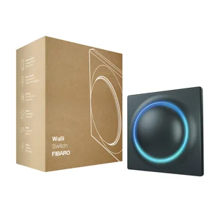 Fibaro Inteligentny włącznik Walli Switch antracytowy - Systemy inteligentnych domów - miniaturka - grafika 2