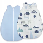 Śpiworki dla dzieci - CAŁOROCZNY ŚPIWOREK NIEMOWLĘCY DO SPANIA BAWEŁNA - miniaturka - grafika 1