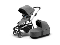 Wózki dziecięce - Wózek miejski Thule Sleek Aluminum/Gray Melange - miniaturka - grafika 1