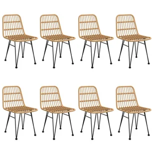 9-częściowy zestaw mebli ogrodowych, polirattan - Meble ogrodowe - miniaturka - grafika 5