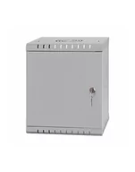 Szafy rack - NETRACK ECO-Line wall cabinet 10inch 6U/300 mm - gray metal door - miniaturka - grafika 1