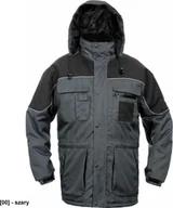 Odzież robocza - CERVA ULTIMO - kurtka wodoodporna, ocieplana z kapturem - niebieski 3XL - miniaturka - grafika 1