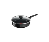 Patelnie - Tefal - Głęboka patelnia z pokrywką SIMPLY CLEAN 24 cm - miniaturka - grafika 1