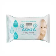 Chusteczki nawilżane - Beauty Formulas Aqua Baby Wipes nawilżające chusteczki dla dzieci 56szt. - miniaturka - grafika 1