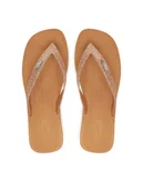 Klapki i japonki damskie - Melissa Japonki Melissa Sun Long Beach II Ad 35781 Brązowy - miniaturka - grafika 1