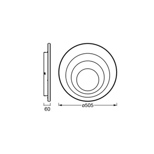OSRAM Lampa sufitowa LED ORBIS SPIRAL ROUND, biały / opal, metal - Lampy sufitowe - miniaturka - grafika 1