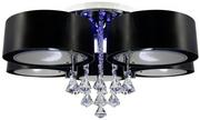 Lampy sufitowe - ELEM Lampa sufitowa z kryształkami do sypialni DRS8006/5 8C BL z serii ANTILA - miniaturka - grafika 1