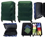 Walizki - WALIZKA PODRÓŻNA KÓŁKA TWARDA DUŻA EXCLUSIVE POJEMNA WYJAZD XXL100L - miniaturka - grafika 1