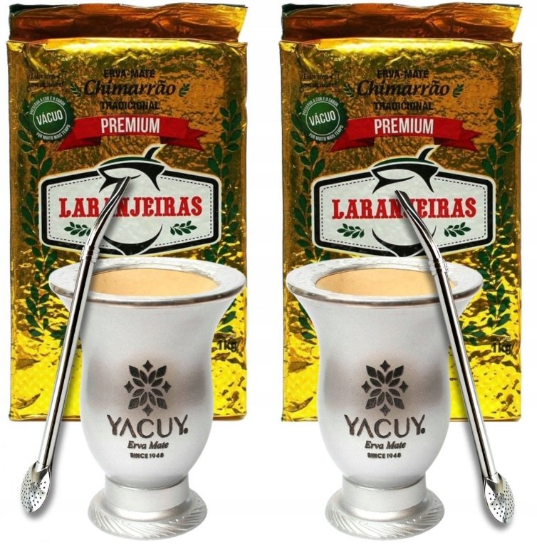 Yerba Mate Laranjeiras Chimarrao Premium 2x 1kg Tykwa Brazylia Bombilla