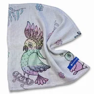 Pieluchy - Pieluszka bambusowa 30x30 dwustronnie tkana Kakadu, Bamboo Line Texpol - miniaturka - grafika 1