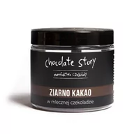 Orzechy i nasiona - Ziarno kakao w czekoladzie - zdrowa przekąska w mlecznej czekoladzie 120g, 100% naturalnych składników, draże na bazie czekolady rzemieślniczej - miniaturka - grafika 1