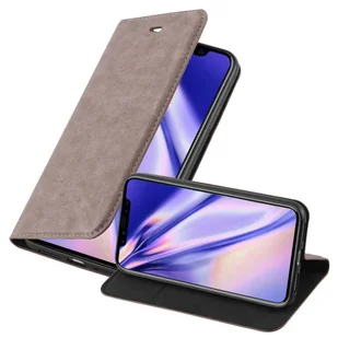 Etui Cadorabo do Apple iPhone XS MAX w kolorze COFFEE BROWN Etui na telefon komórkowy z magnetycznym zamknięciem, funkcją podstawki i miejscem na kartę Etui Etui ochronne Etui z klapką w stylu książki - Etui i futerały do telefonów - miniaturka - grafika 1
