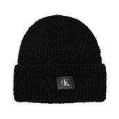Czapki damskie - Calvin Klein Jeans Czapka HARDWARE | z dodatkiem wełny - miniaturka - grafika 1