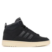 Buty dla chłopców - Sneakersy adidas Rapid Court Mid Winterized JR1027 Czarny - miniaturka - grafika 1