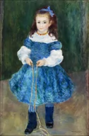 Plakaty - Galeria Plakatu, Plakat, Girl with a Jump Rope, Pierre-Auguste Renoir, 30x40 cm - miniaturka - grafika 1