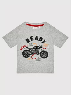 Koszulki dla chłopców - Coccodrillo T-Shirt ZC1143202MRS Szary Regular Fit - grafika 1