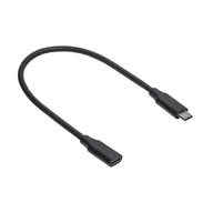 Kable USB - Akyga Kabel USB AK-USB-32 USB type C (f) / USB type C (m) ver. 3.1 0.3m - miniaturka - grafika 1