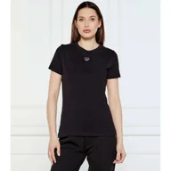 Koszulki i topy damskie - BOSS ORANGE T-shirt C_Elogo_21 Regular Fit - miniaturka - grafika 1