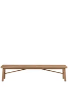 Krzesła - Drewniana ławka do salonu Galway, ława jodełka, siedzisko - miniaturka - grafika 1