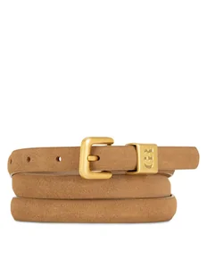 Gino Rossi Pasek Damski BLYL24002-1 Brązowy - Paski - miniaturka - grafika 1